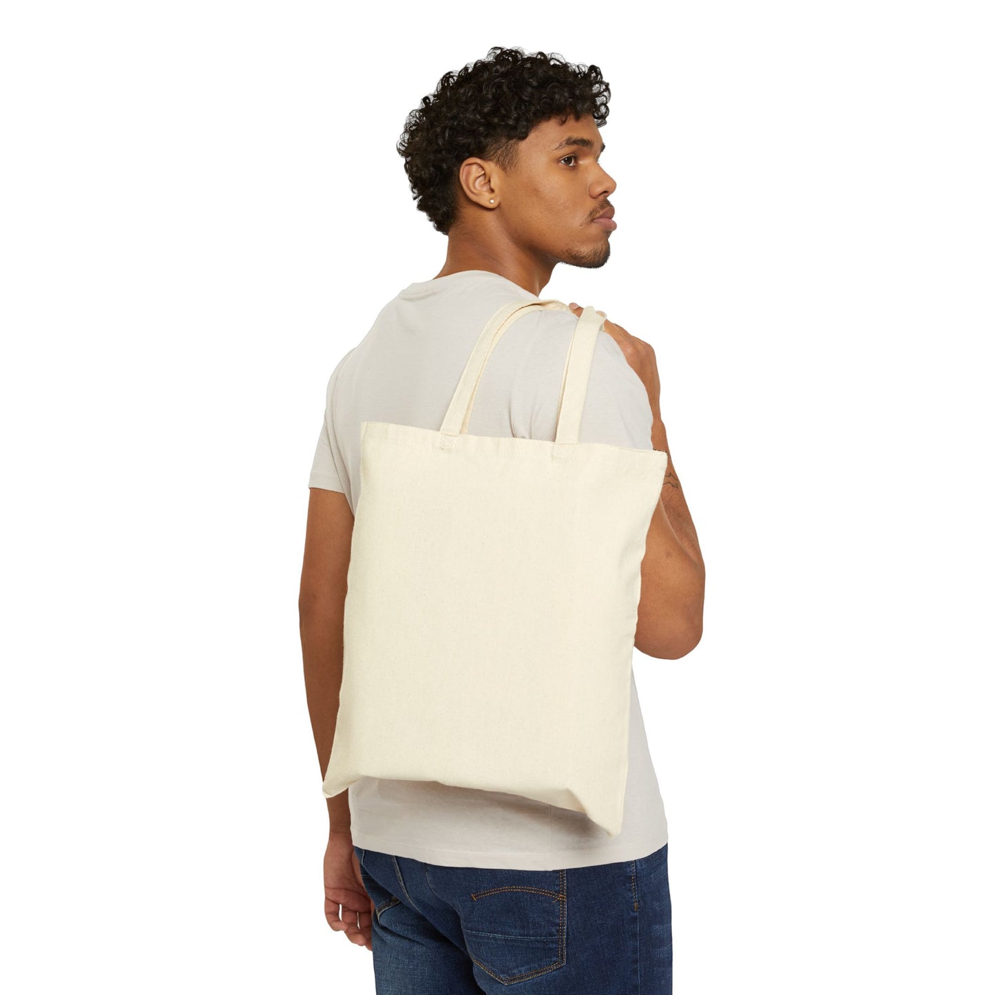 Trust the Process Floral Tote Bag – Inspirational Canvas Grocery & Everyday Tote