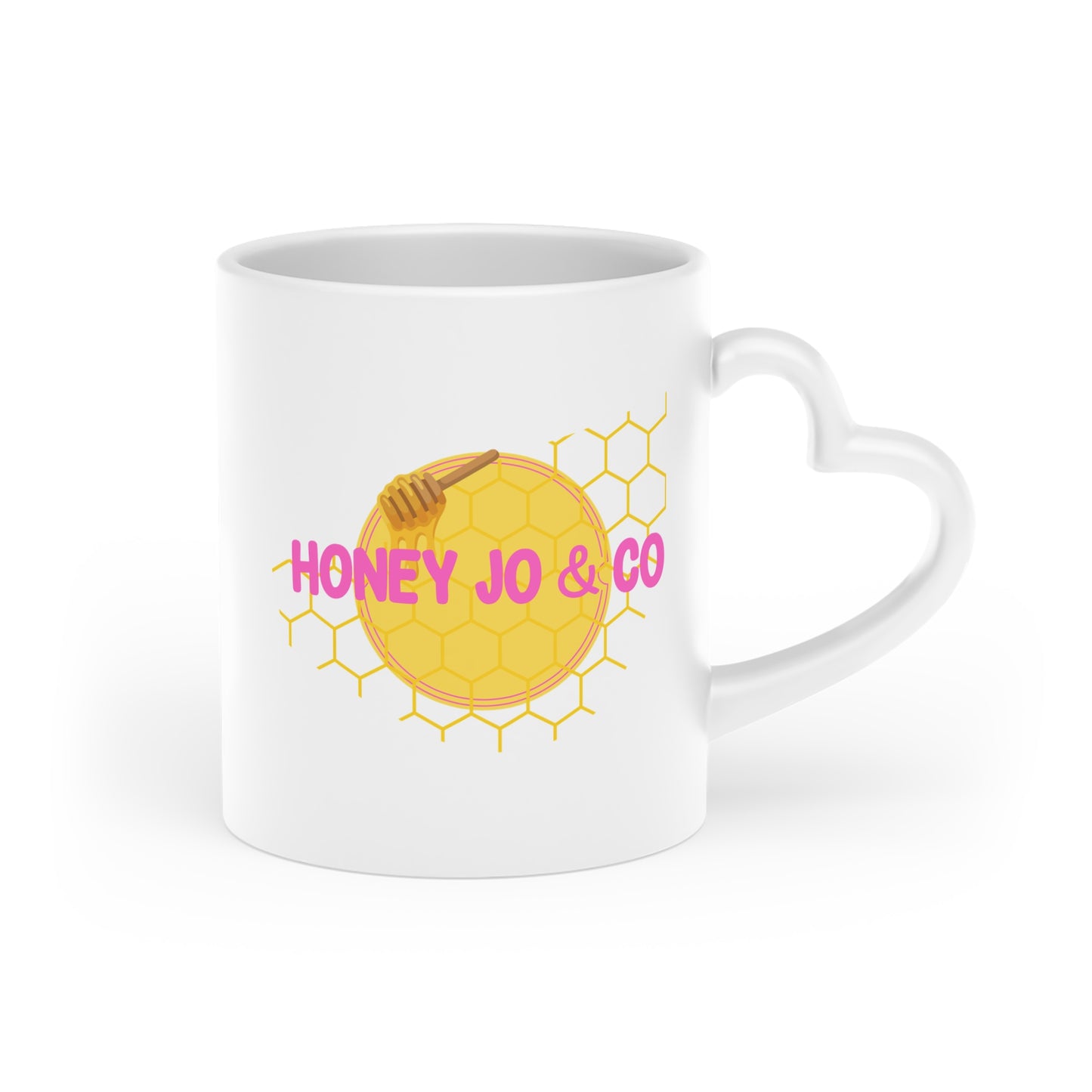 Honey Jo & Co. Heart-Shaped Mug