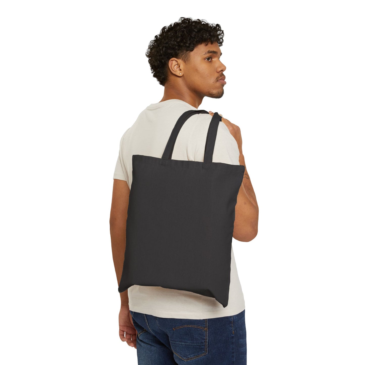 Trust the Process Floral Tote Bag – Inspirational Canvas Grocery & Everyday Tote